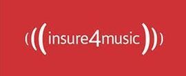 Insure4music brand logo for reviews of insurance providers, products and services